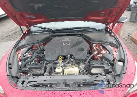 2019 Infiniti Q60 3.0T Red Sport 400 from USA, damaged, VIN JN1FV7EL6KM440570